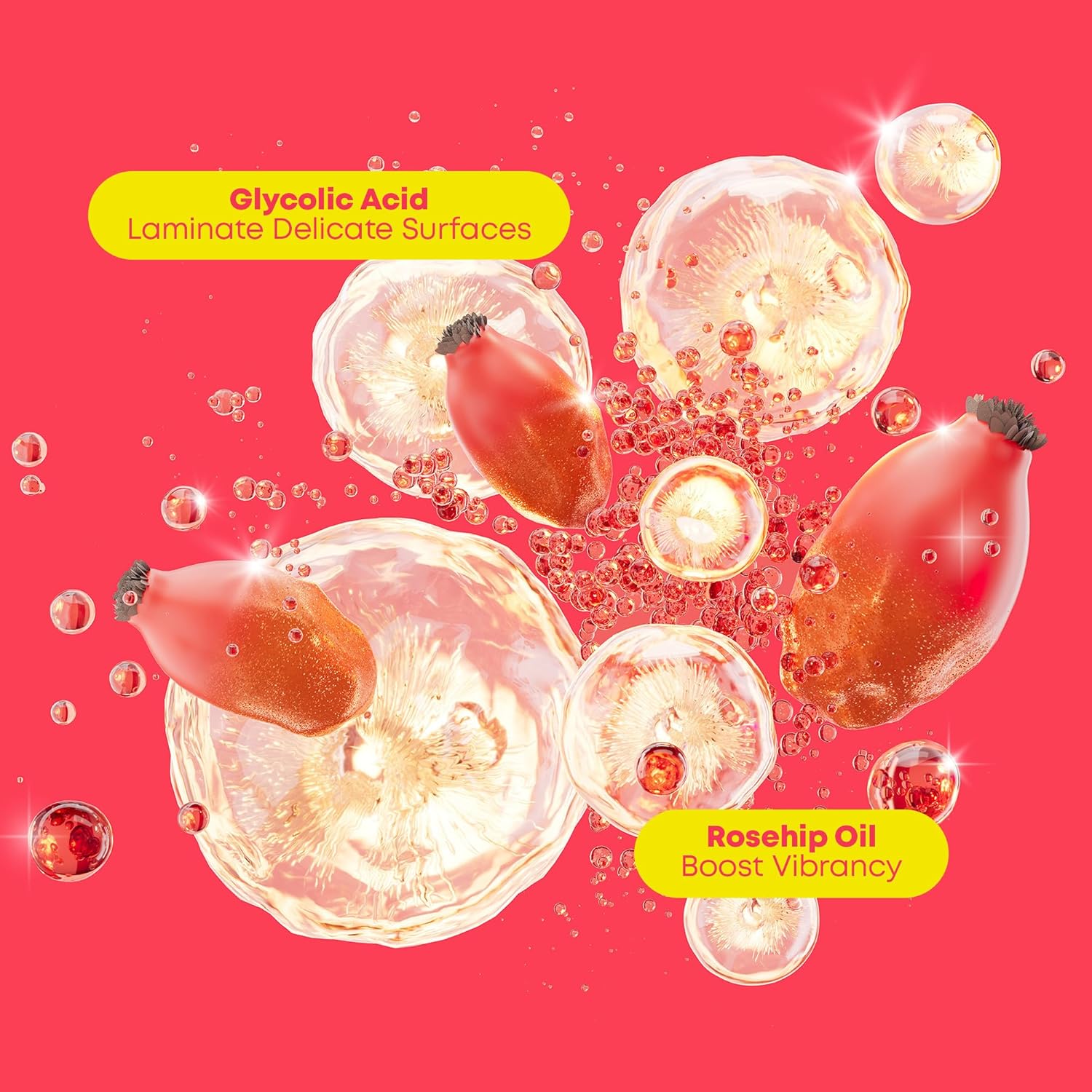 MATRIX Glow Mania Conditioner - Enhances Shine and Moisturizes, Preserves and Protects Color Vibrancy, For Dull and Color-Treated Hair, Sulfate-Free, With Glycolic Acid & Rosehip Oil - Image 4