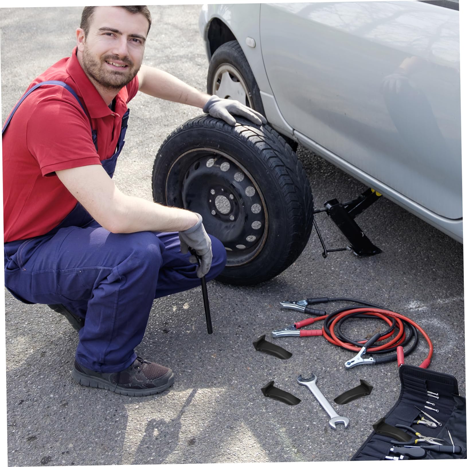 SOLUSTRE 20pièces pour Mâchoires De Changeur De Pneu Accessoires De Démontage pour Machine à Pneus Protège-Jaws
