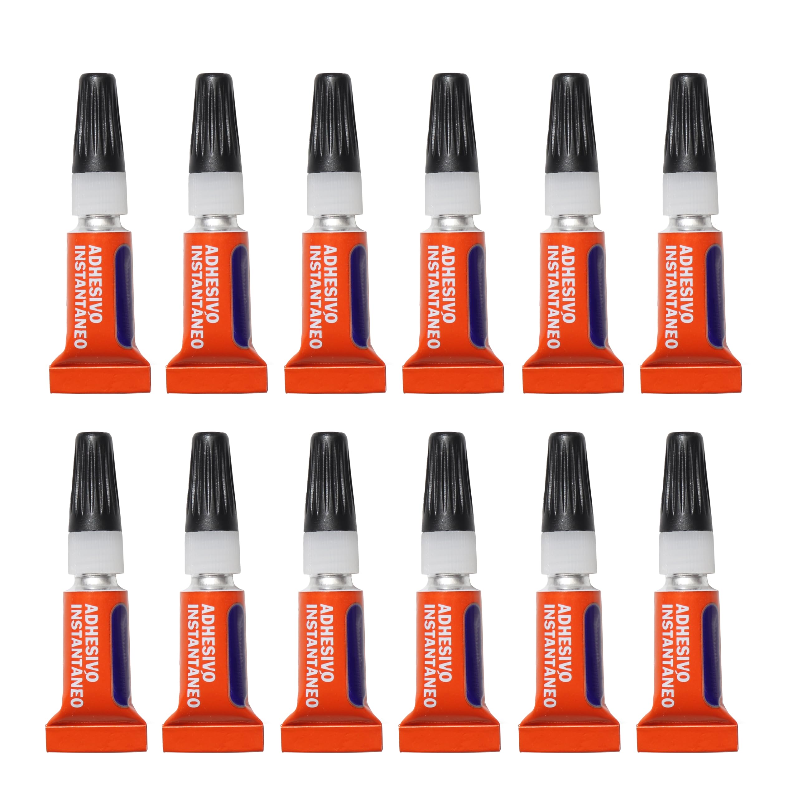 12 Super glue adhesivos pegamento instantáneos monodosis (12 x 1g Monodosis)