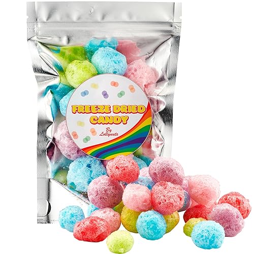 Lollynuts Caramelos liofilizados Lollymancher  Dulces liofilizados dulces y crujientes para aperitivos y fiestas  sabores de frutas surtidos  2