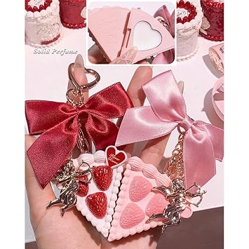 Flower Knows Strawberry Cupid Solid Perfume & Bag Charm, Gardenia Jasmine