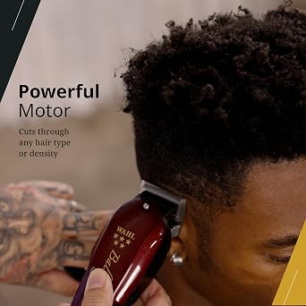 Wahl Professional 5 Star Balding Corded Clipper, Ultra-Close, Model 8110 | V5000 Electromagnetic Motor Cuts at 2X Pivot Speed for Skin & Bald Fades, Includes 2 Guides, Combs, Oil & Brush
