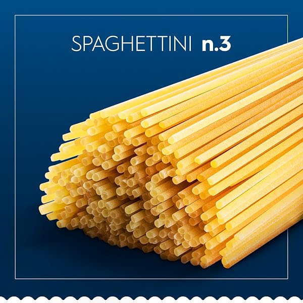 Barilla Pasta Spaghettini N.3 di Semola di Grano Duro, I Classici, Tempo di Cottura 5 Minuti, Confezione da 500g - 5