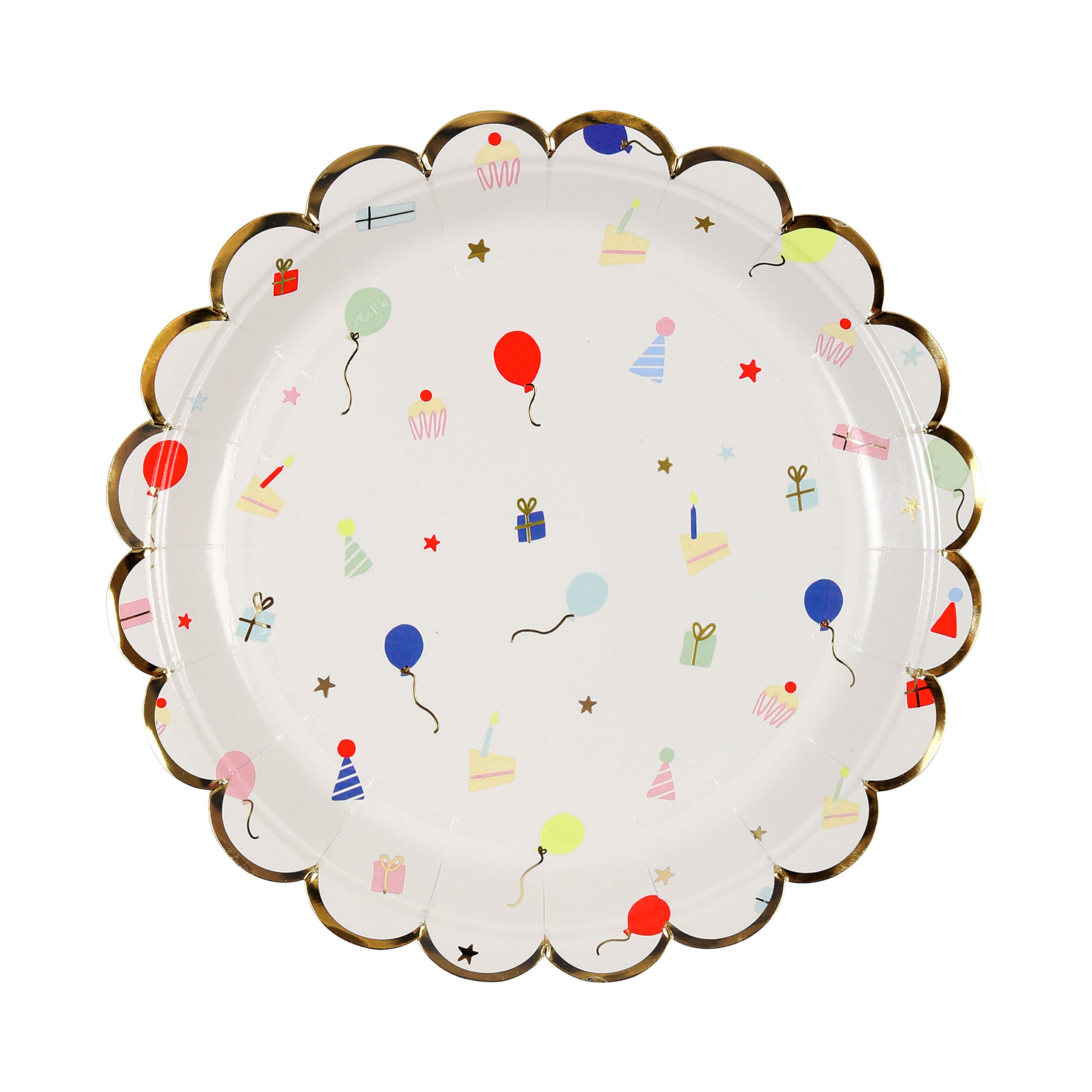 Meri Meri Party Icon Plates 8 Pieces, Small