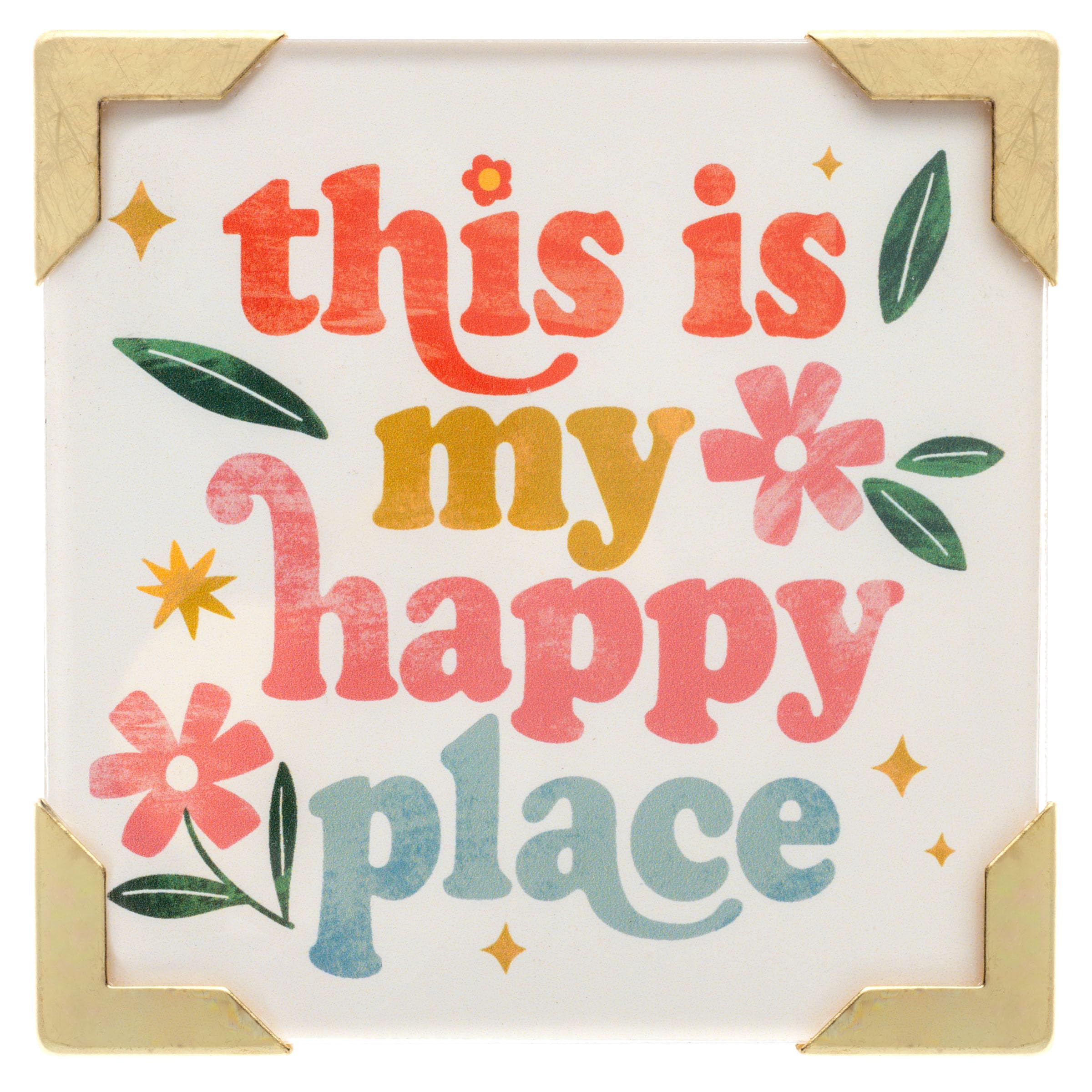 Karma, Framed Magnets, Inspirational Saying Magnets, Motivational Refrigerator Magnets, Happy Place