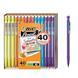 BIC Xtra Smooth Mechanical Pencil, 0.7 mm Medium Point, Refillable and Retractable, 40-Count Pack