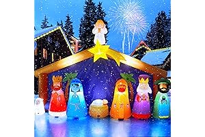 12.5FT Blow Up Nativity Scene Outdoor