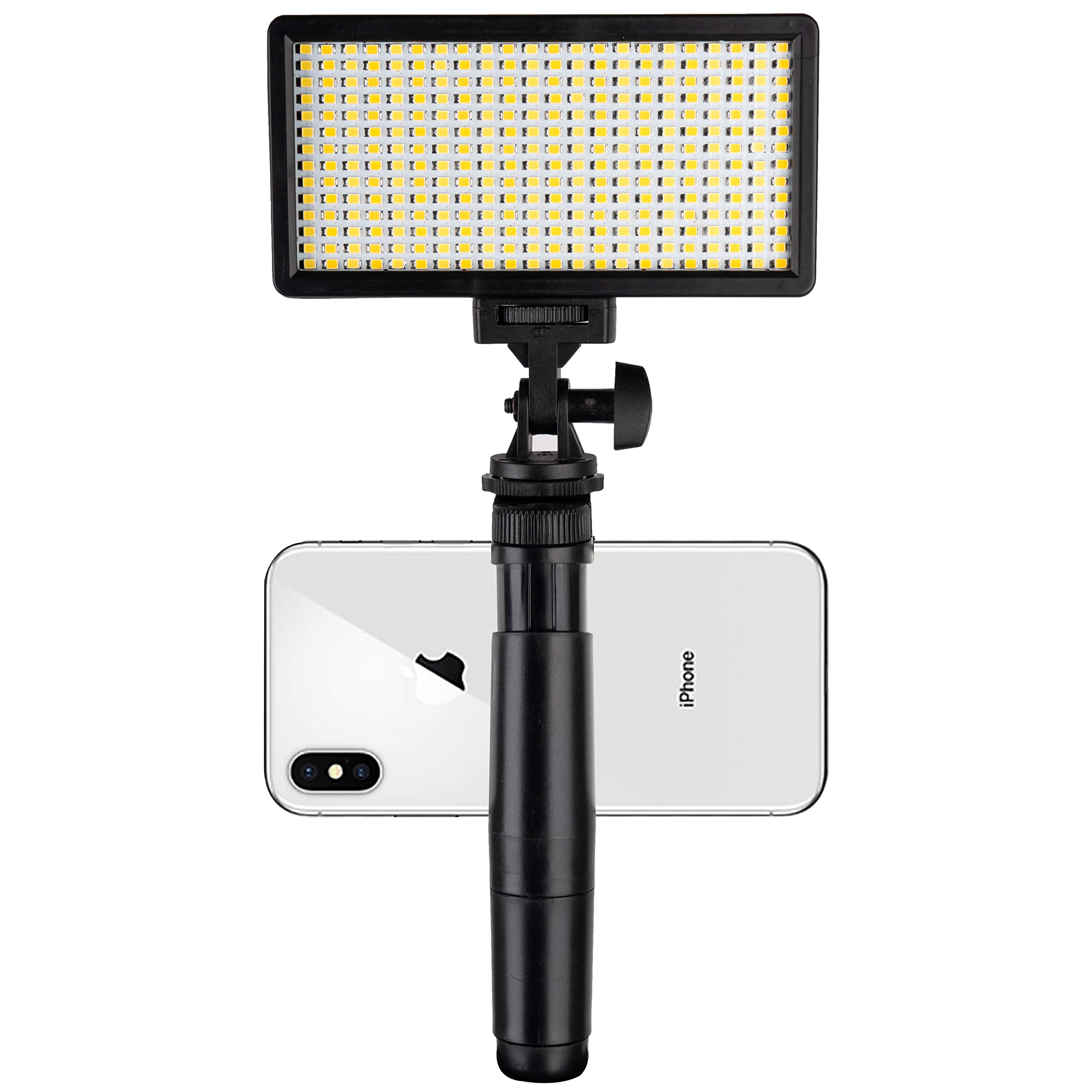 Osaka Bi-Color Dimmable LED Video Light OS-LED-308 Pocket LED with F Bracket Smart Rig Filmmaker Grip Tripod Mount with F750 Battery 8000 mAh and Fast Charger-image-44