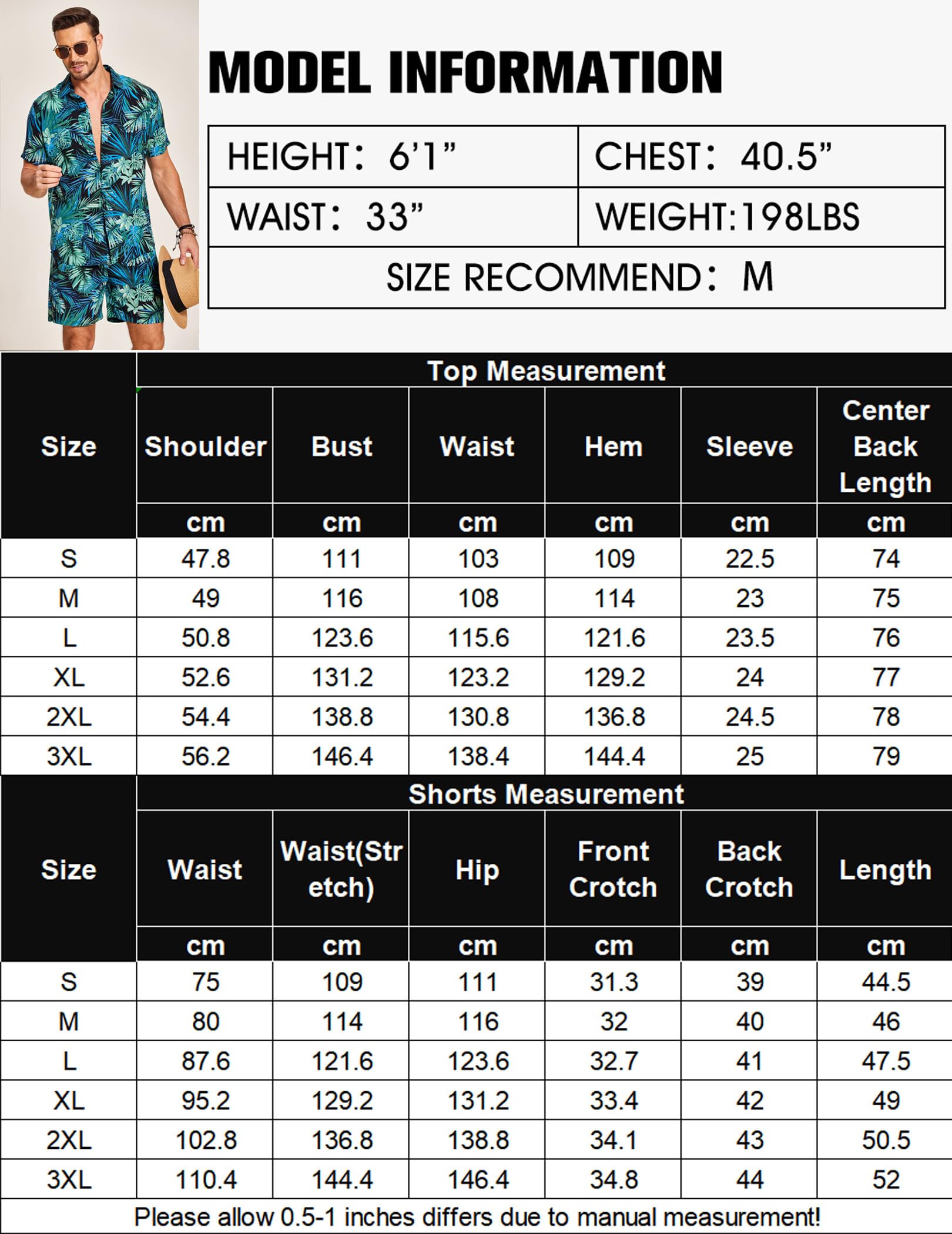 COOFANDY Camisa floral hawaiana para hombre, camisa informal de manga corta con botones