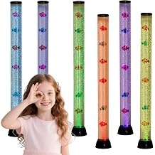 FERUERW 4ft Sensory LED Water Bubble Tube LampWithout Bracket