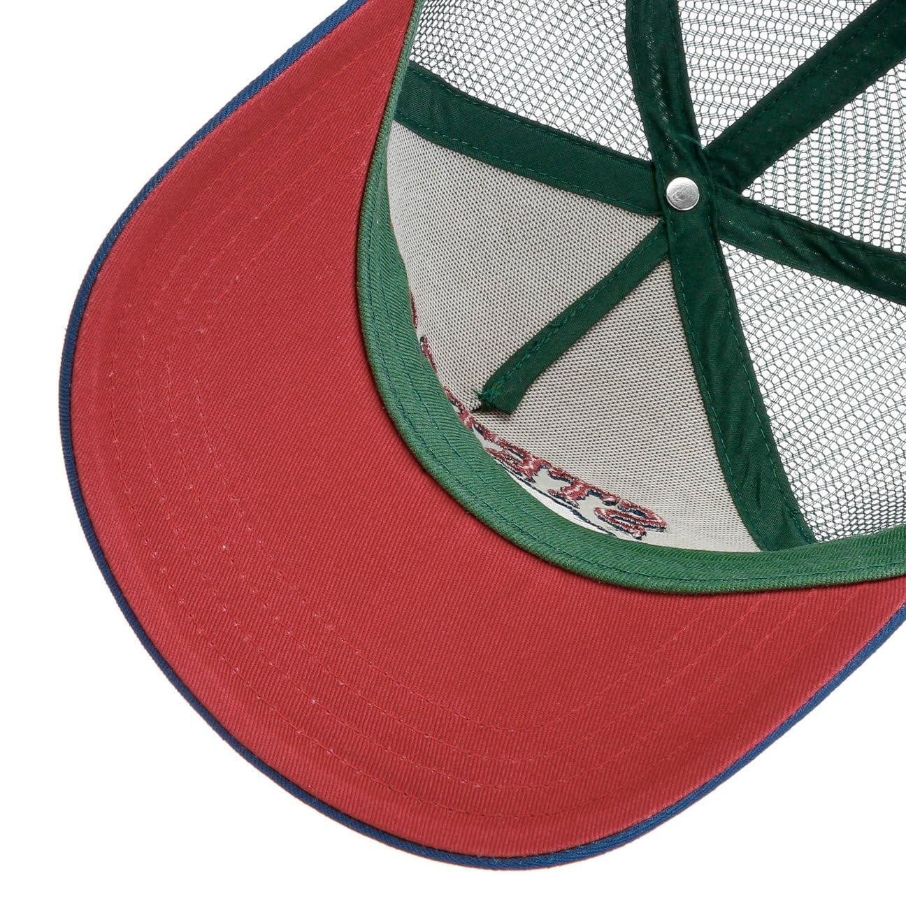 Stetson CHAPEAUSHOP The Plains Berretto da Baseball Visiere Curbee Snapback Unisex per tutte le stagioni, verde, 60 cm