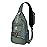 WATERFLY Packable Small Crossbody Sling Backpack Shoulder Chest Bag Daypack for Hiking Traveling Grey