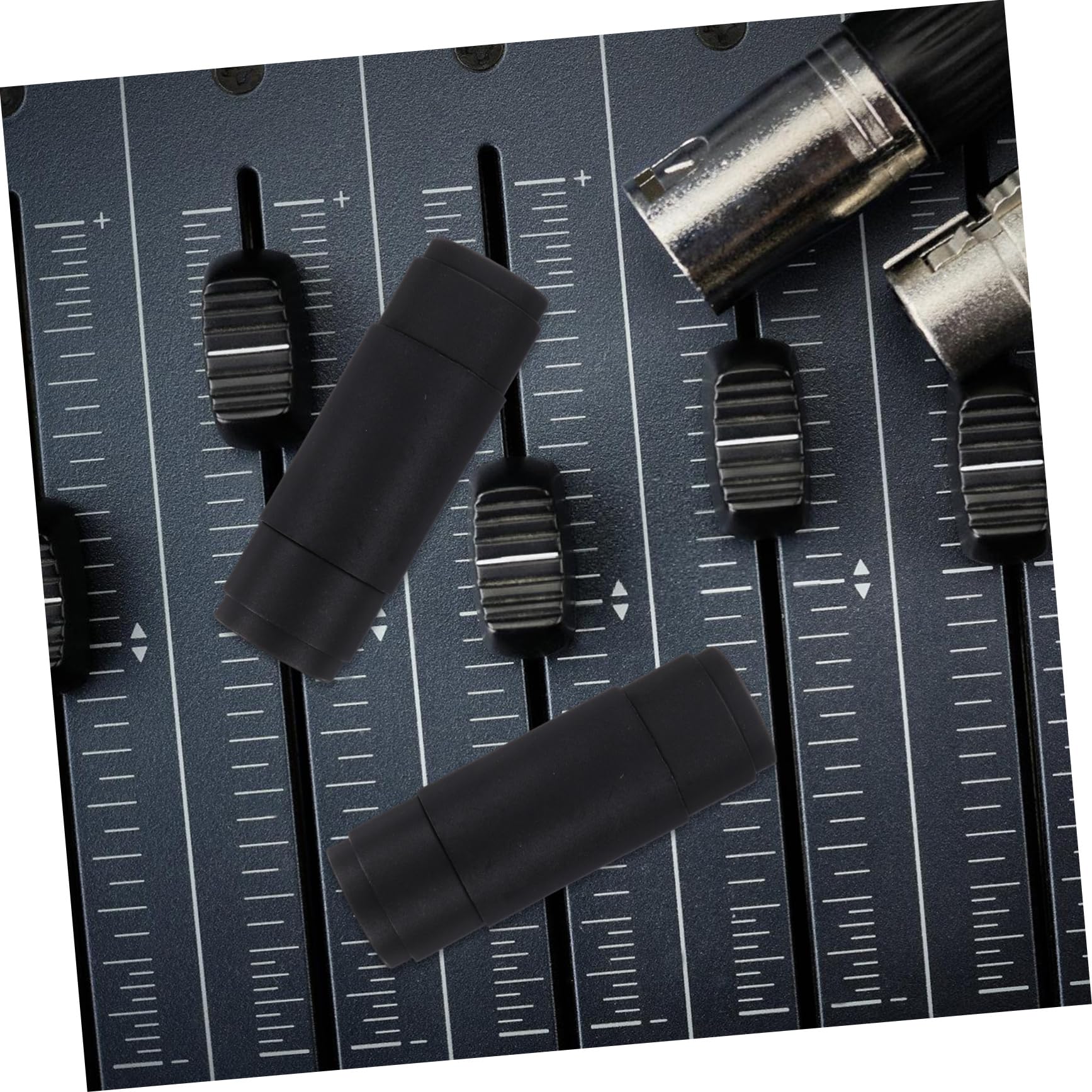 Hemobllo 6pezzi Connettori Audio Maschio Poli Per Casse e Dispositivi Audio Professionali Colore Nero Resistente e Durevole