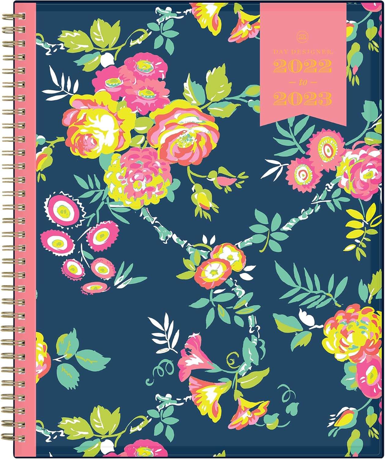 Day Designer for Blue Sky 2022-2023 Academic Year Weekly & Monthly Planner, 8.5" x 11", Flexible Cover, Wirebound, Peyton Navy (107924-A23) : Office Products