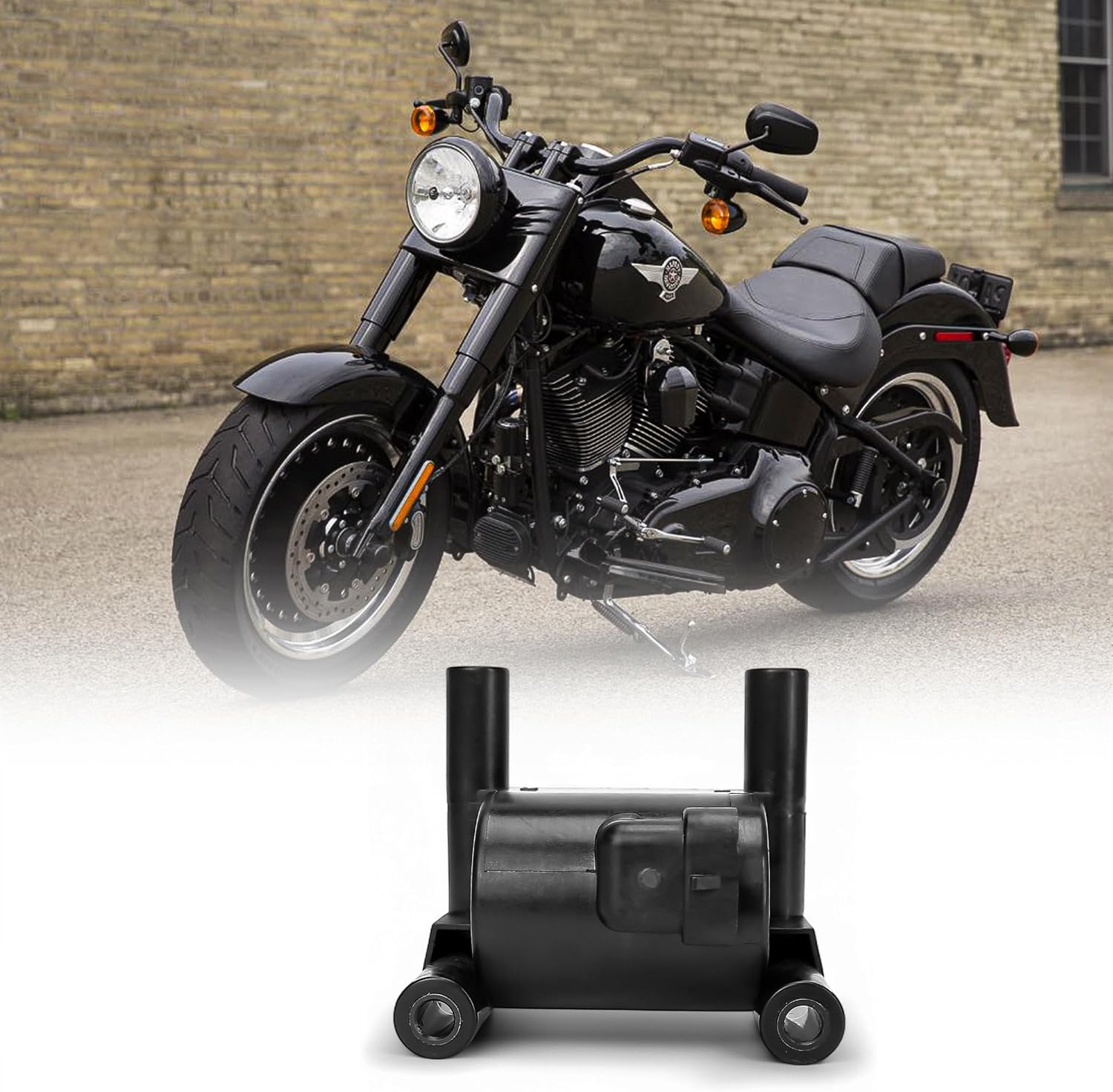 Ignition Coil Twin Double Cam Compatible with Harley Davidson 2007-2017 Select Models Replace 31696-07A Double Cam High Temperature Resistance and Durability Auto Spare Parts