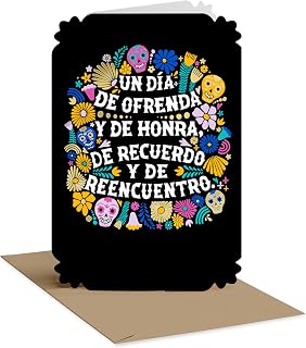 American Greetings Spanish Day of the Dead Card (Que tus recuerdos iluminen)