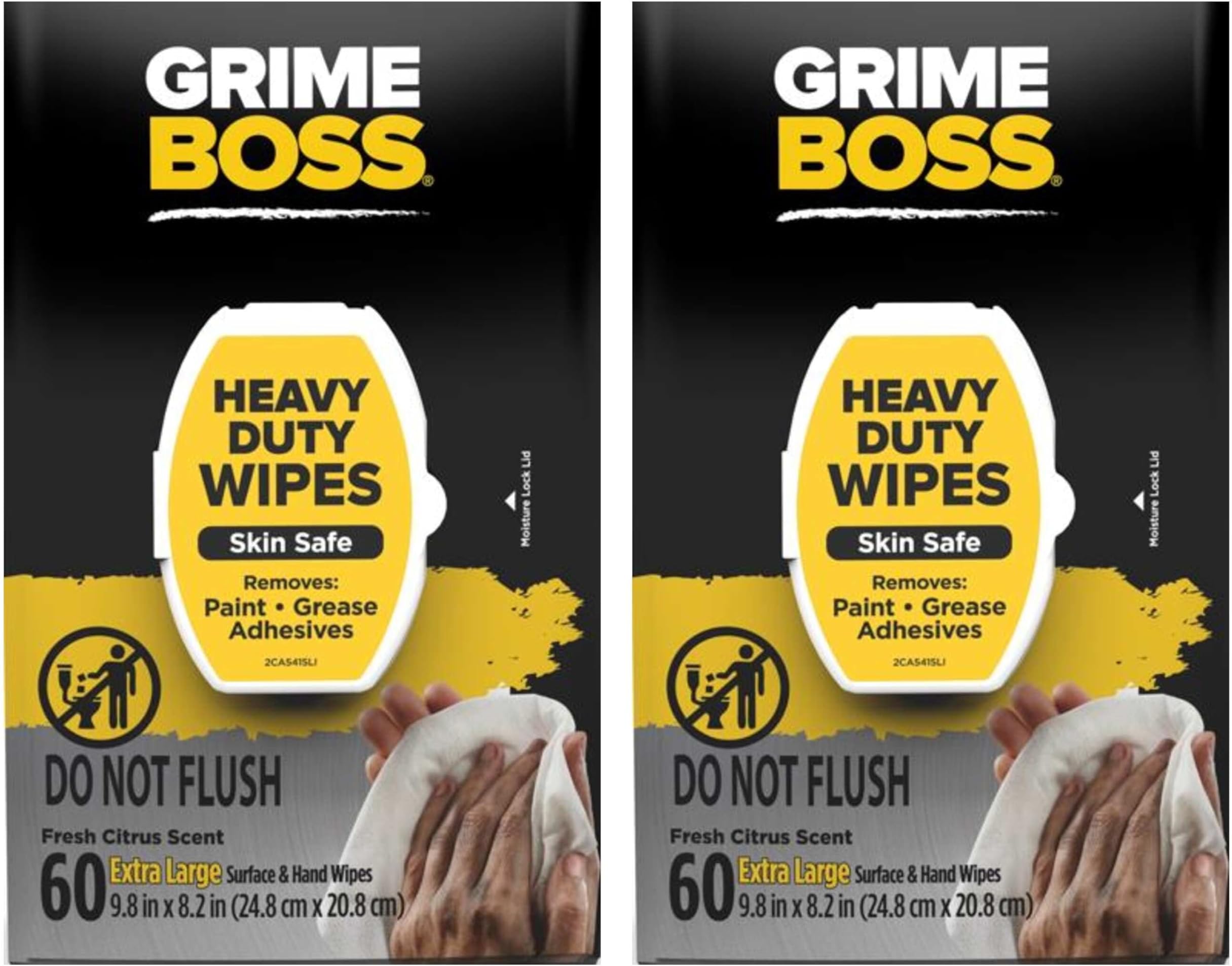 Fast Orange 25050 Hand Cleaner Wipes, Mechanic Wipes For