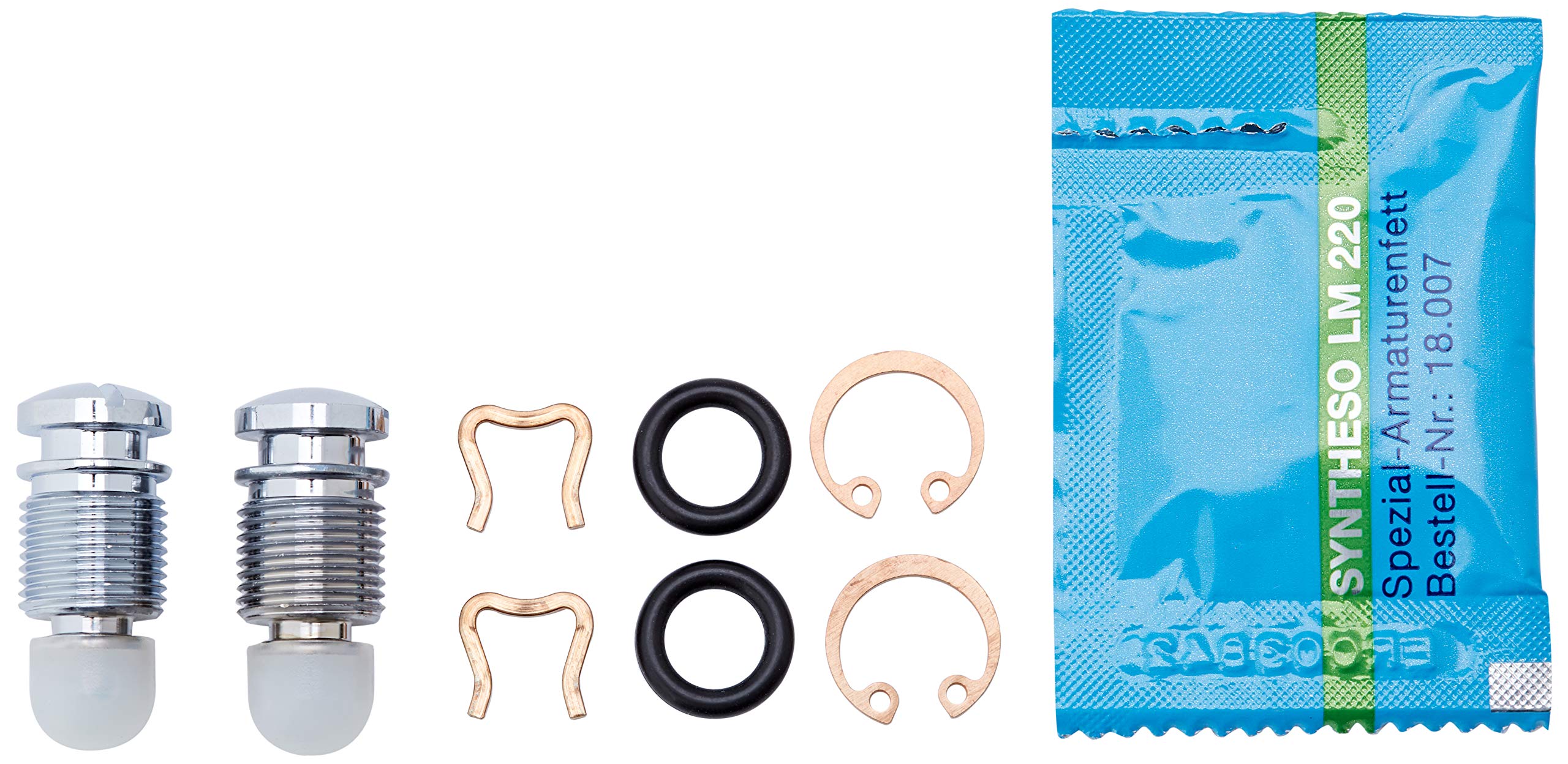 GROHE Absperrspindel (Verpackungseinheit 2 Stück), chrom, 47005000