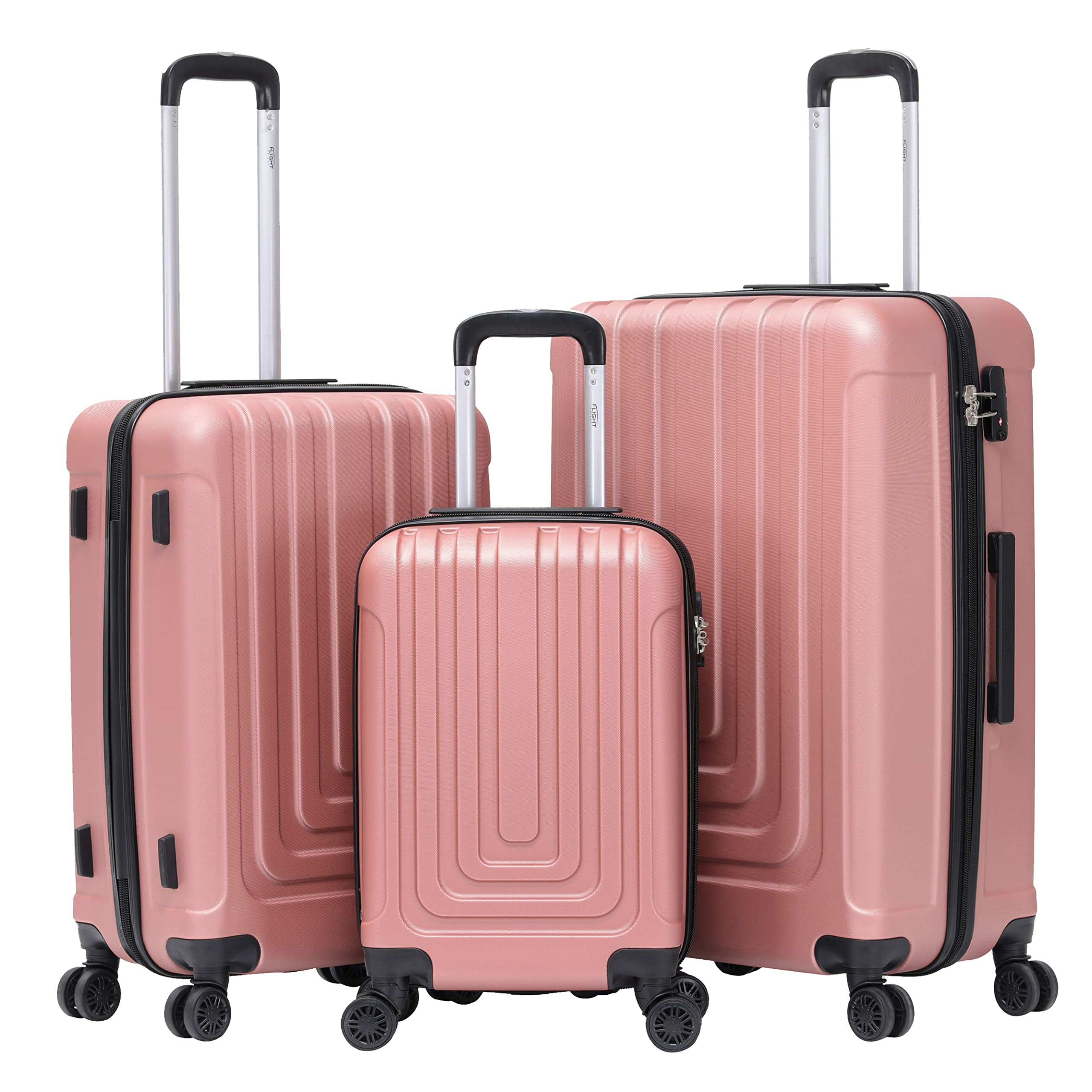 Buy Premium Travel Suitcase 8 Spinner Wheels Builtin TSA