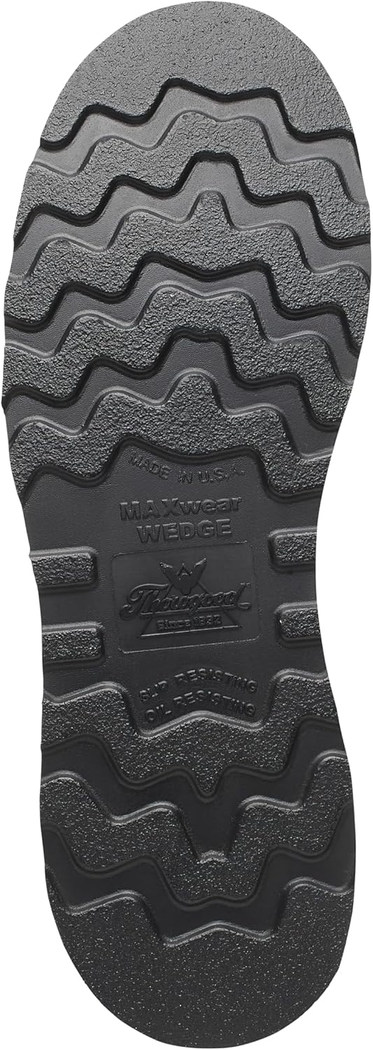 Thorogood 1957 Series – Waterproof – 6" Steel Safety Moc Toe – Maxwear Wedge Men's Durable Work Boots for Tough Jobs