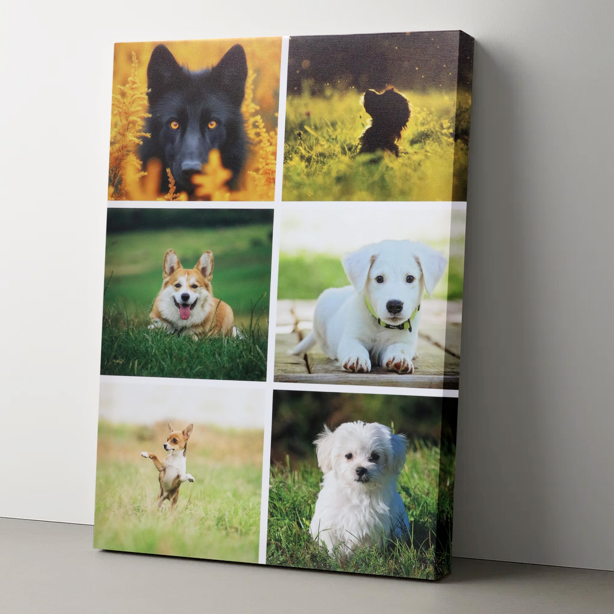 YVTMDZOT Canvas Personalised Photo,Framed Personalised Canvas with Photo,Perfect for Home Pictures,Decor and Gifts,Multiple Size Options