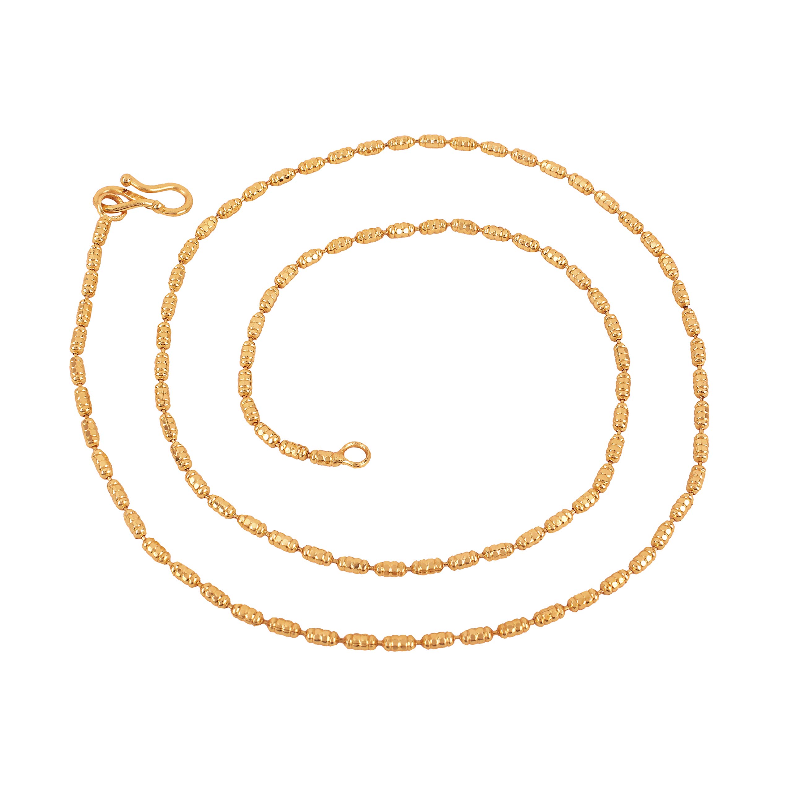 fashion frill Gold Platted Neck Chain For Women Jewelry & Girls Best Gift Light Weighted-picture-34