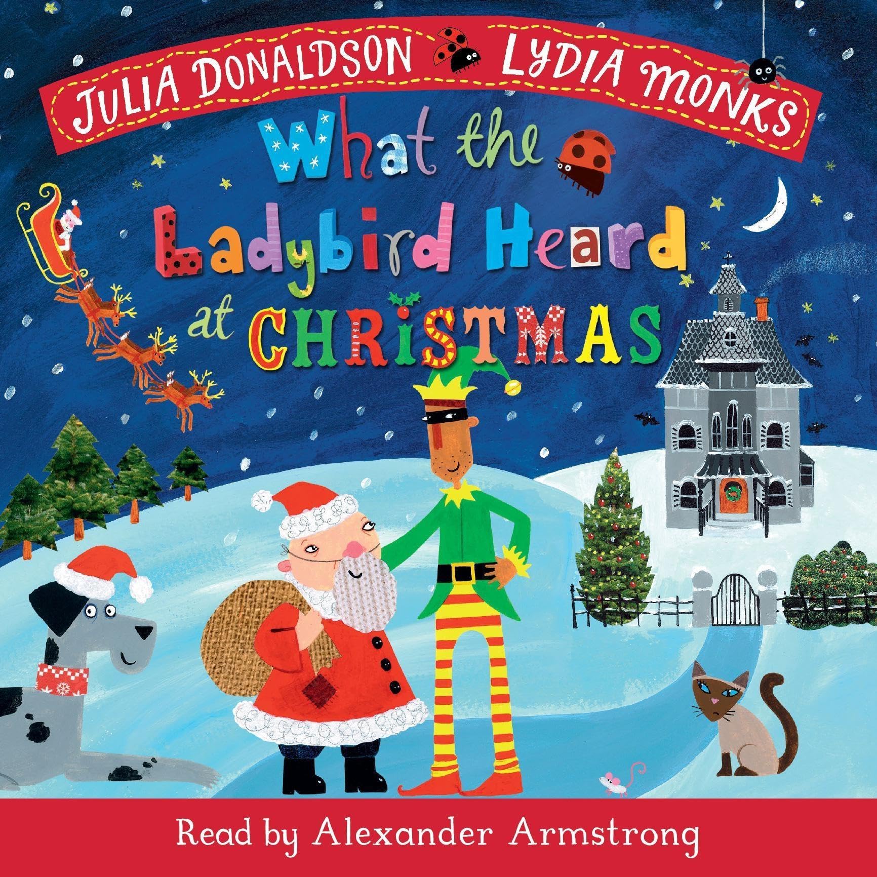 Cover art for What the Ladybird Heard at Christmas