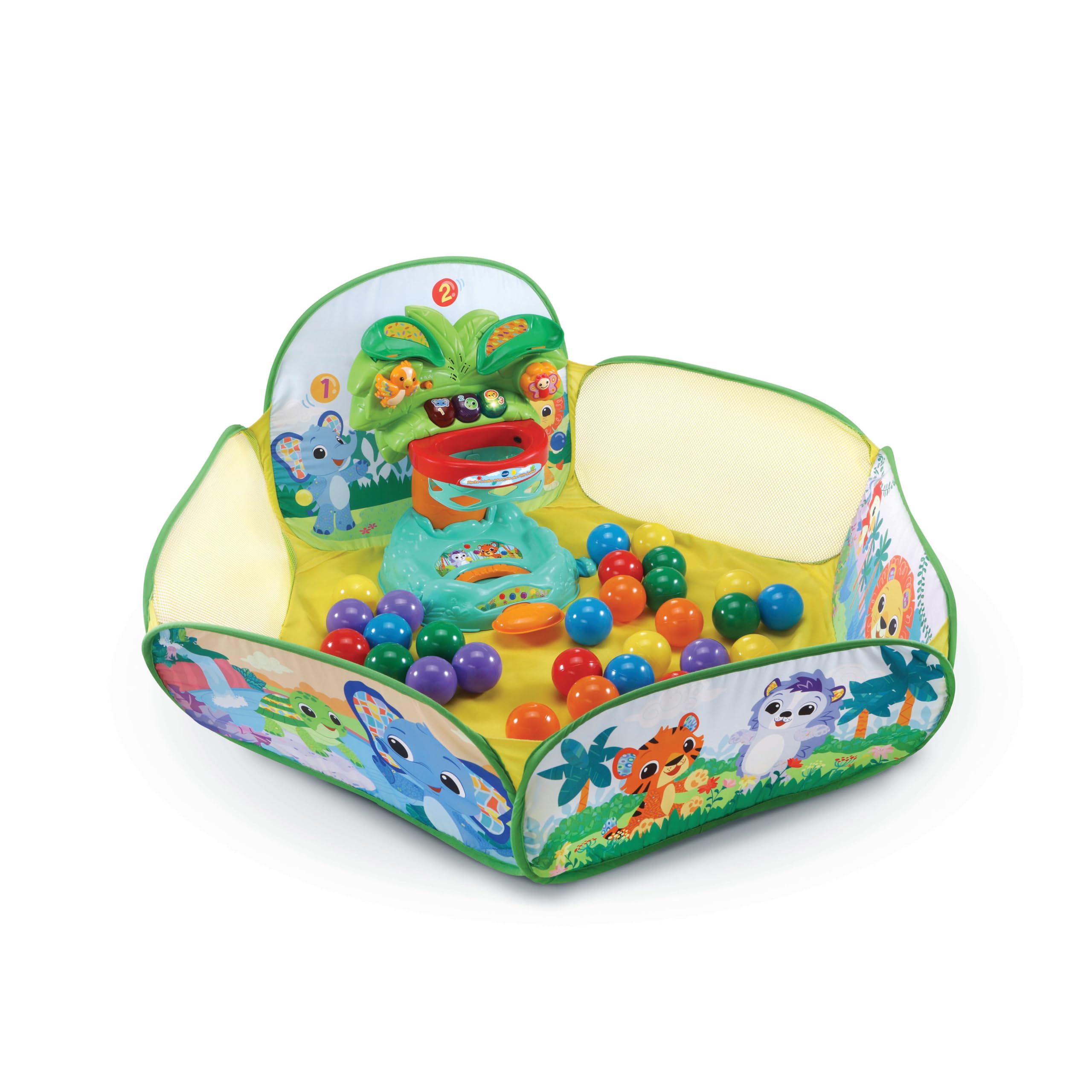 VTech – Piscine à Balles Interactive des P'tits Loulous, Jouet Bébé Interactif – 9 Mois/3 Ans – Version FR Multicolore 533605