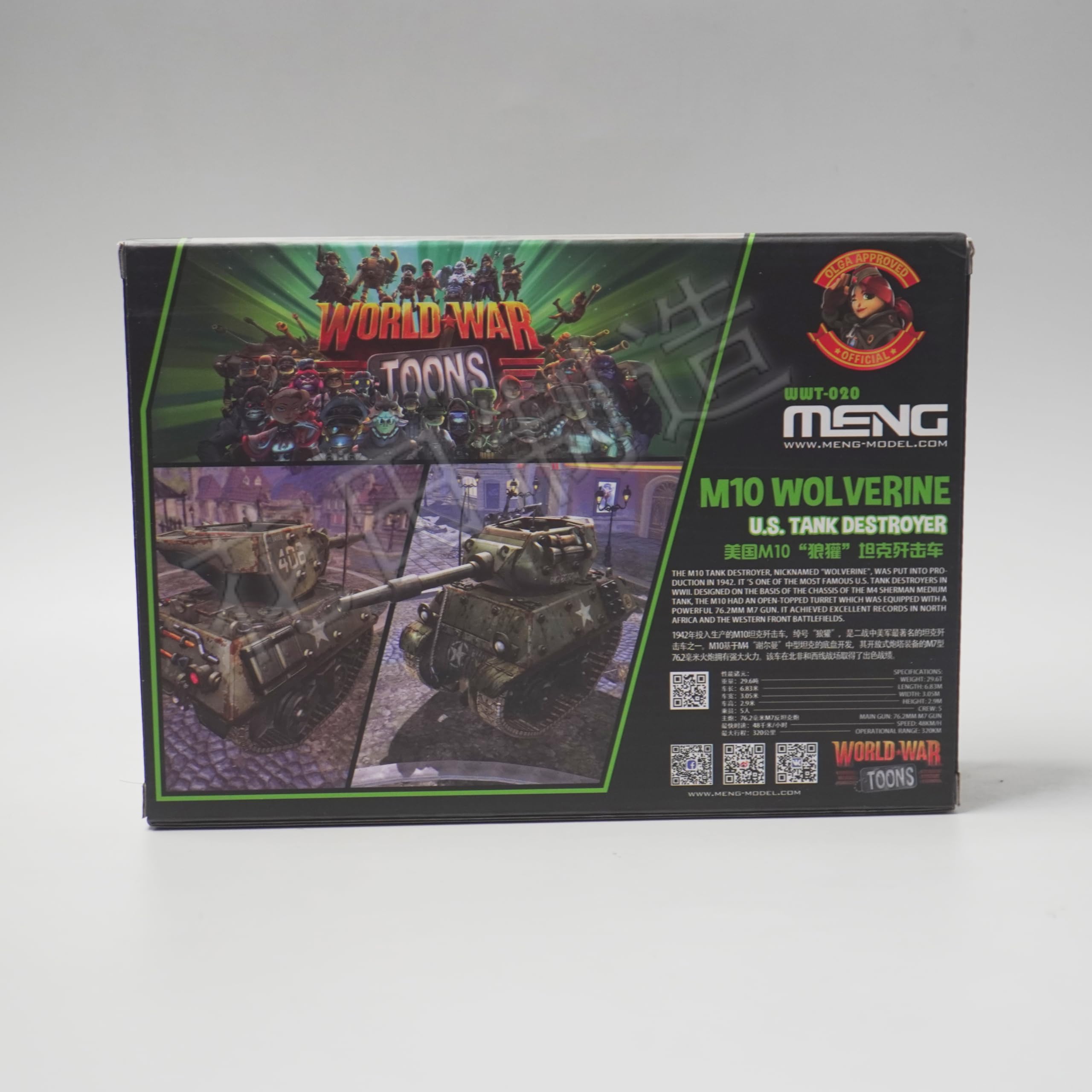 トイガン M10 New Concept Model Gun Amazon.com: Meng WWT-020 World War Toons M10 Wolverine U.S. Tank