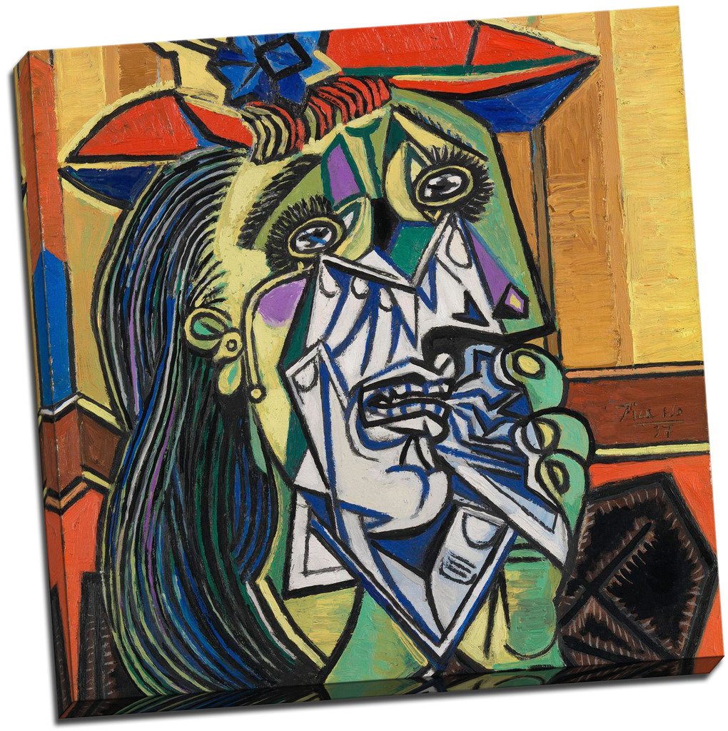 Pablo Picasso Weeping Woman Canvas Print Picture Wall Art Large 20x20 Inches