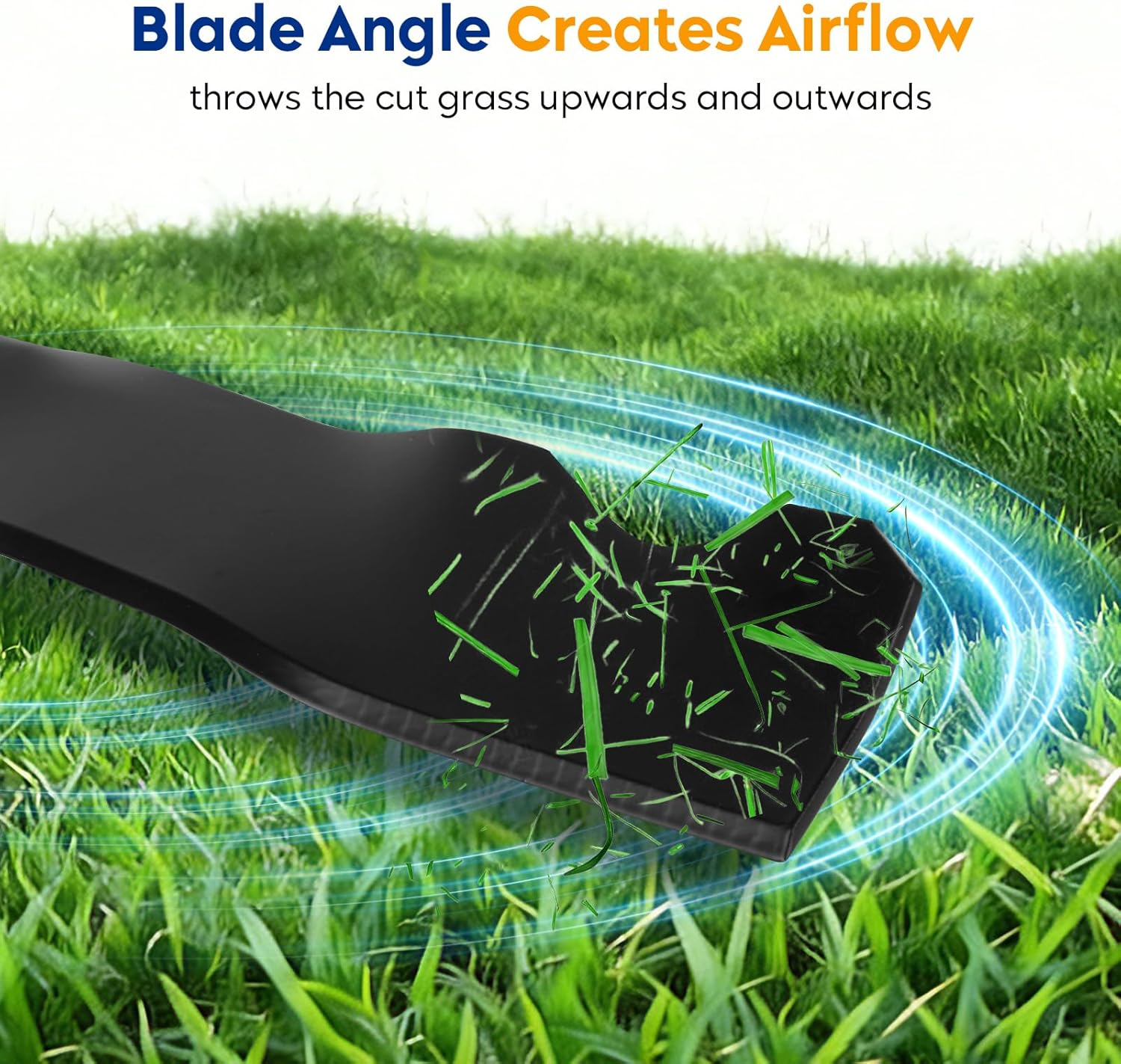 AEagle Mulching Blade 21 inch Deck for Cub Cadet MTD Troy Bilt 300 Walk Behind 1995 and Up 942-0741 742-0741 742-0741A 942-0741A, Ranch King TB110 TB130 TB220 TB230 2 Pack