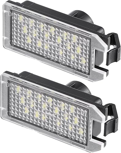 Conjunto de luz LED blanca para placa de automóvil 6000K 68228927AA 2835SMD para Jeep Grand Cherokee 2017-2021 para Jeep Patriot 2015-2017 ABS