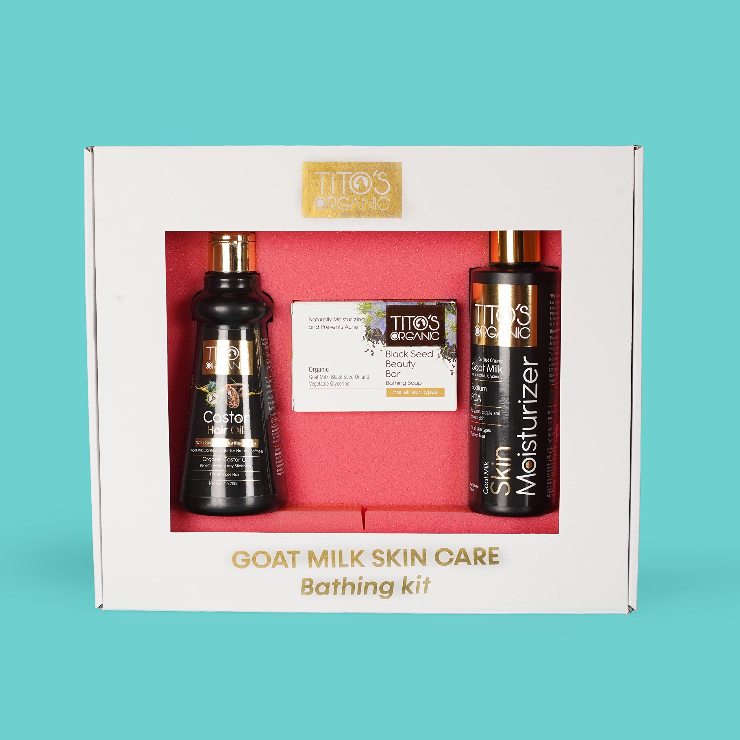 Tito's Organic | Bathing Kit With Black Seed Beauty Bar