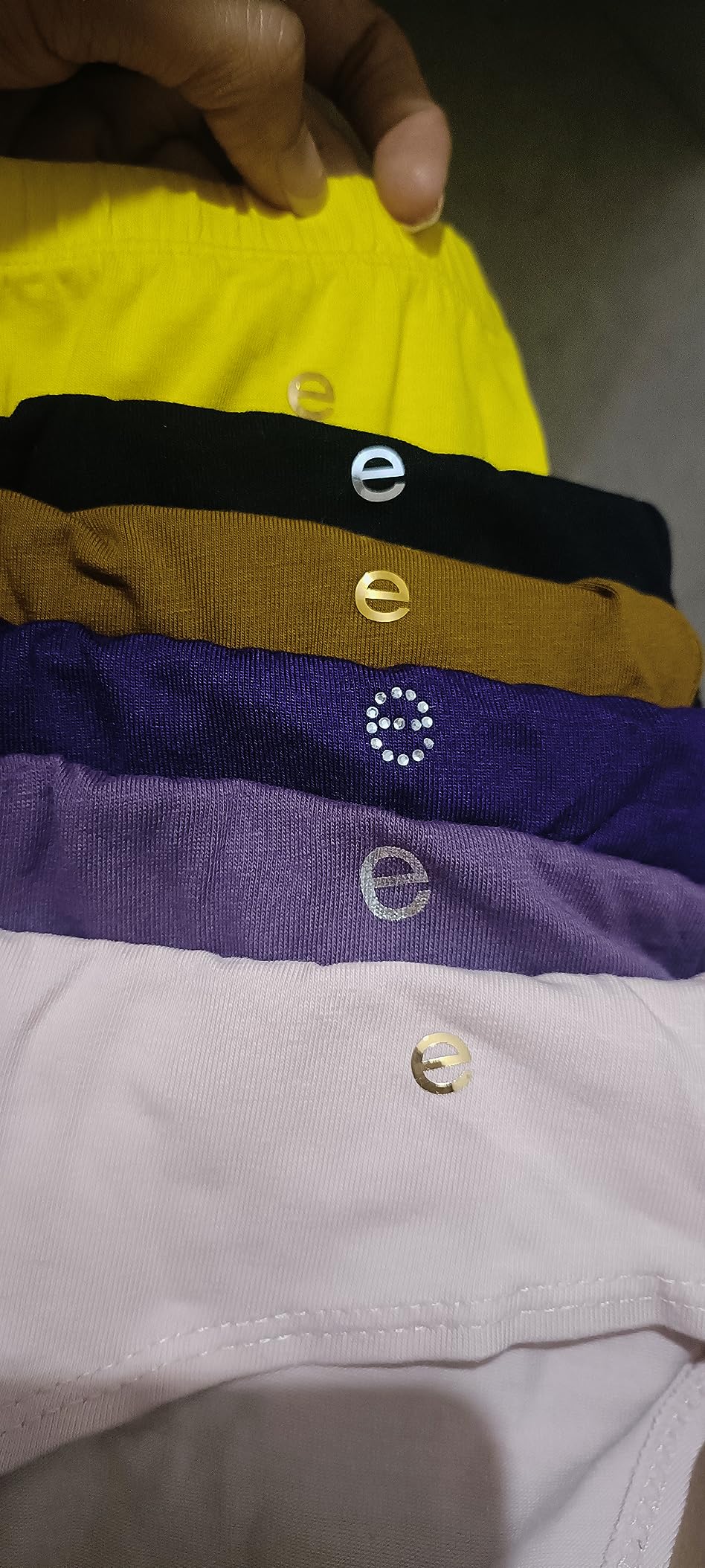 Buy Enamor Stretchable Cotton Hipster Panties for Women Pack of 6, Full