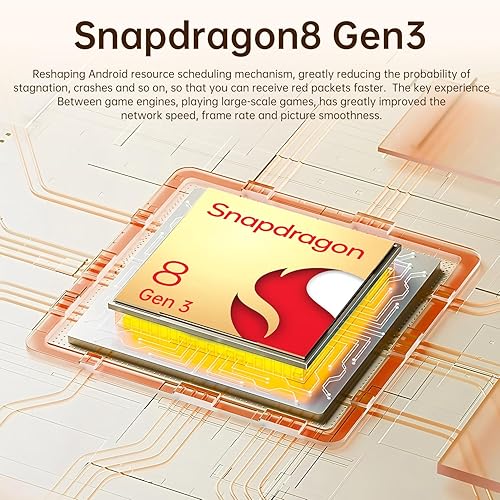Miniatura 8 de 17PROMA X Snapdragon 8 Gen 3, 16 GB de RAM + 512 GB de almacenamiento, batería masiva de 7000 mAh, pantalla de 6.99 pulgadas, cámara de 68 MP + 108