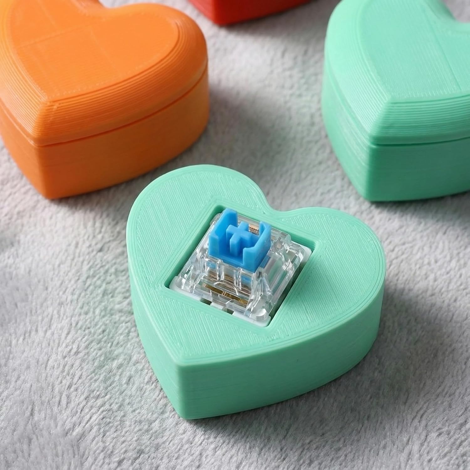 Blue Mechanical Keyboard Switches 3 Pin Clicky 50 PCS