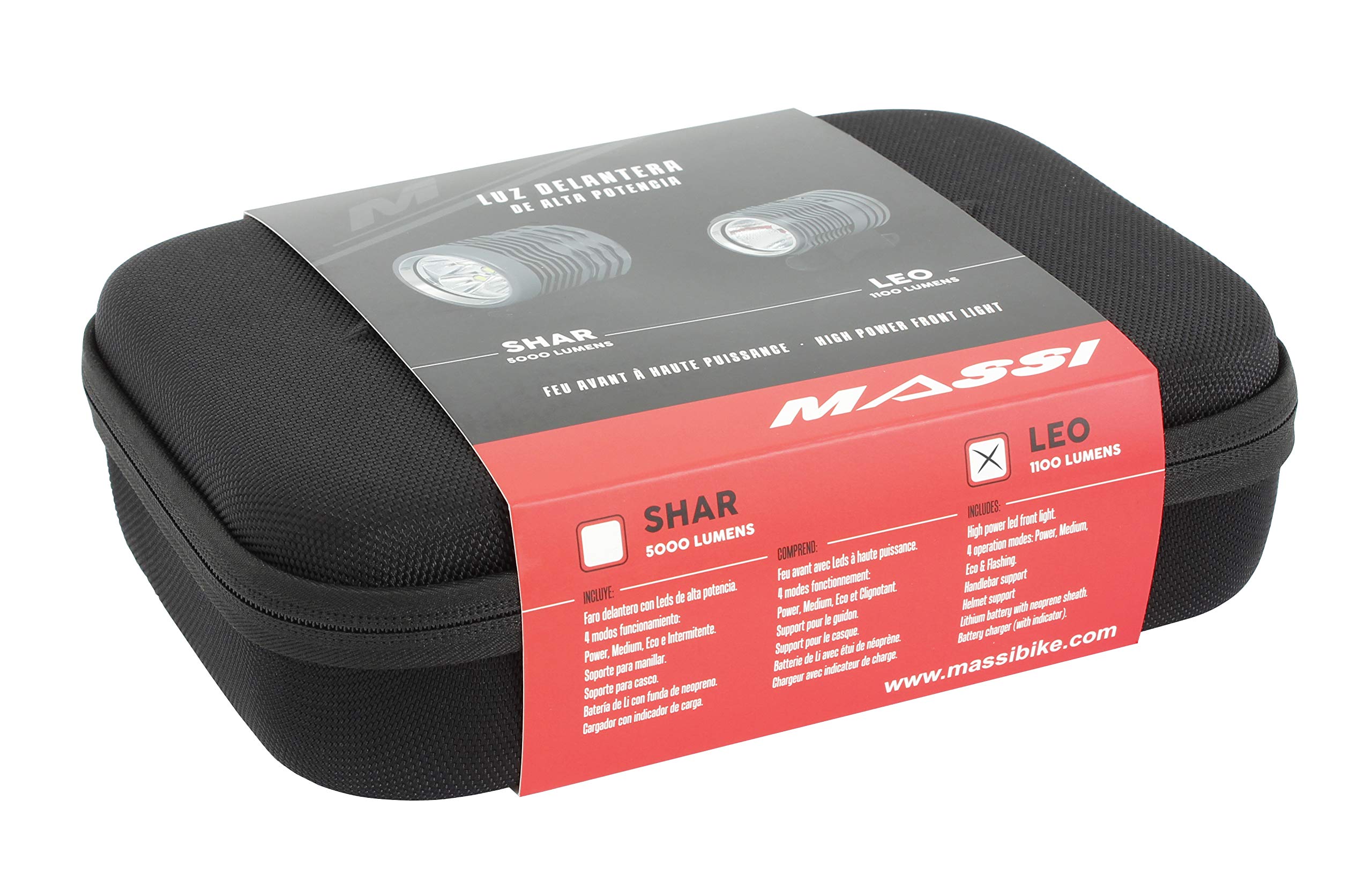 Massi 44136 - Fanale Luce Anteriore Leo (1.100 LM)
