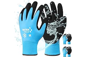 Womens Insulated Work Gloves for Chilly Conditions: DULFINE Waterproof Winter Work Gloves for Her