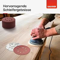 GAUDER 125mm Tépőzáras Csiszolókorong P40 50db Excenter Csiszolóhoz 7