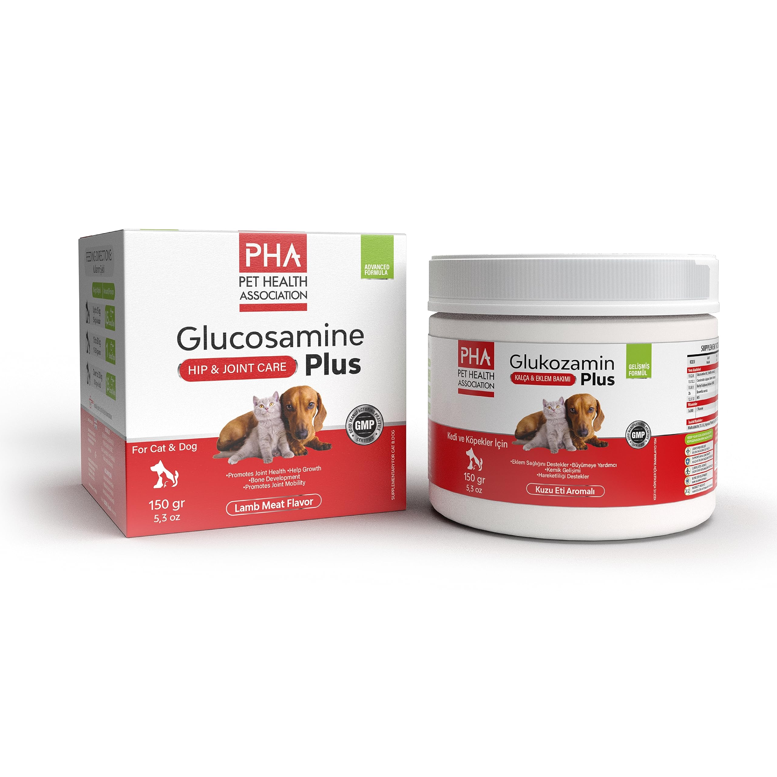 PHA Glucosamine for Dogs – Advanced joint supplements for dogs and Cats - Enhance Mobility and Comfort Naturally with Ideal Joint Aid for dogs & Cats (150 Grams)