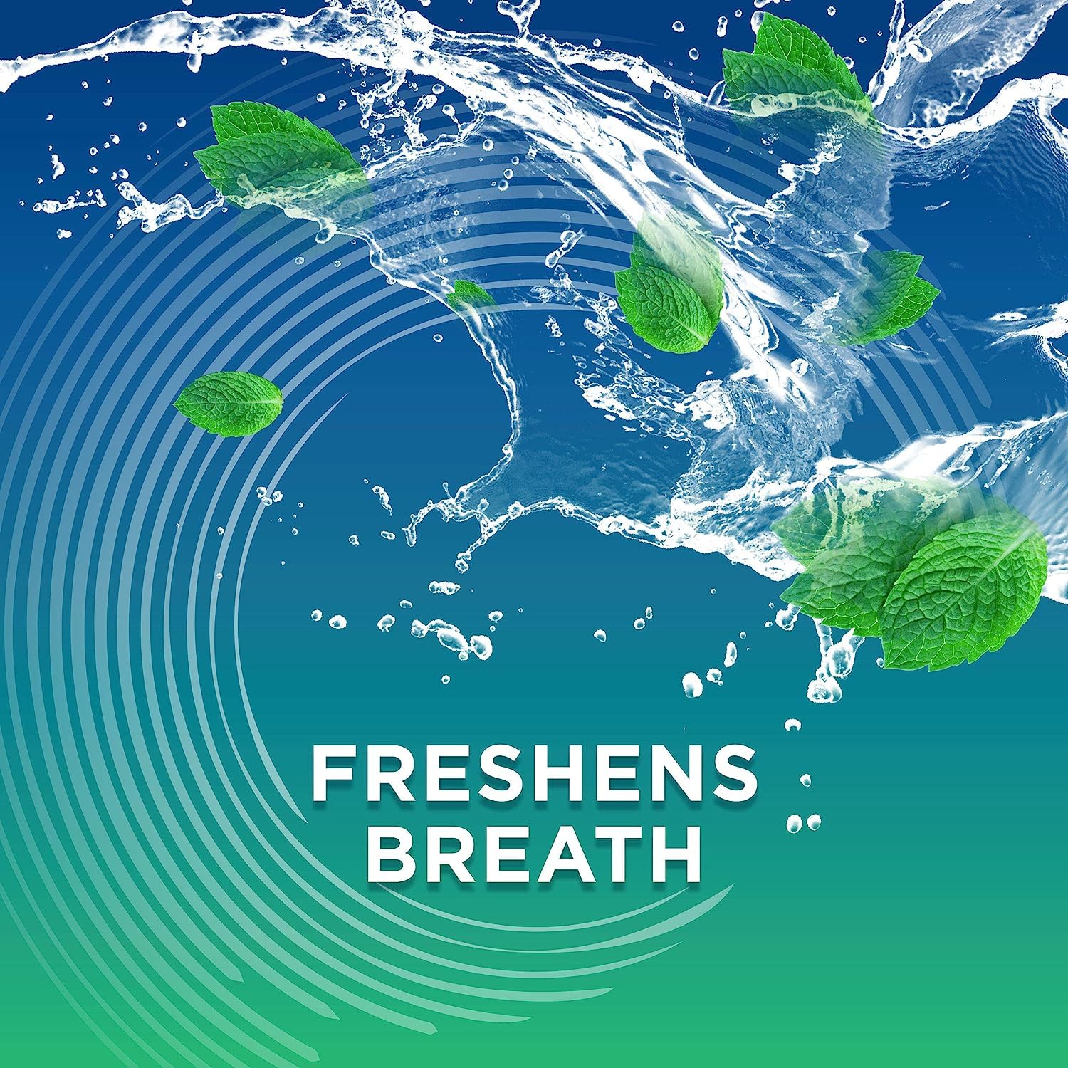 Crest Breath Bacteria Blast Gargara, Buzlu Soğuk Nane Yeşili, 32 fl oz