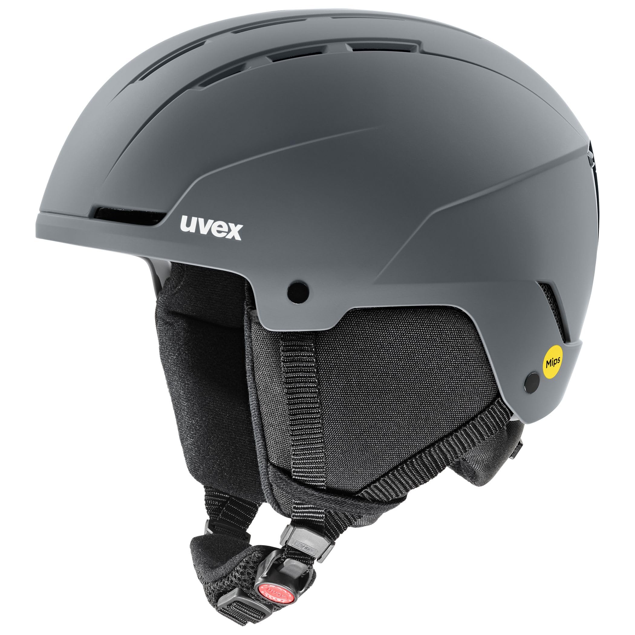 uvex glance MIPS, Kask narciarski unisex-dorosły, nashorn grau matt, 58-62 cm