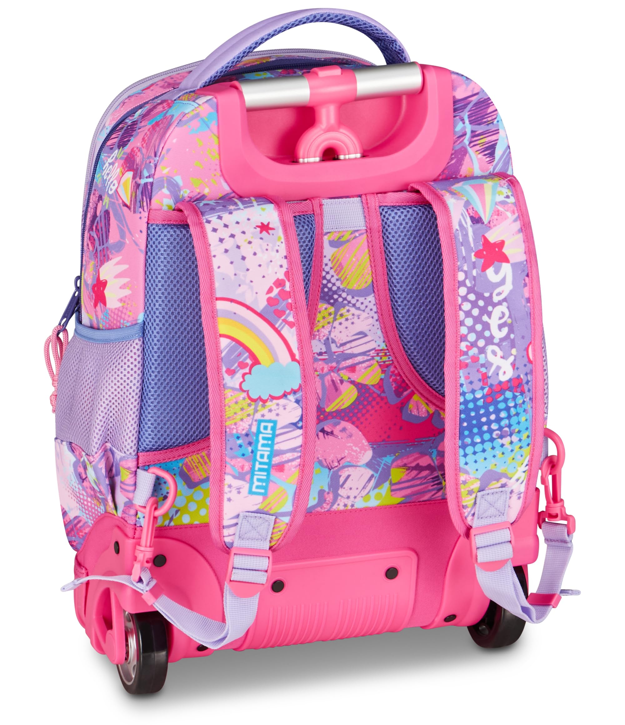 Mitama Trolley Run Extra FAIRYUNICORN, 33 Lt, Doppio Scomparto, Viola, Tasche multi funzione, bambina, Scuola elementare e media, Tempo libero e viaggi