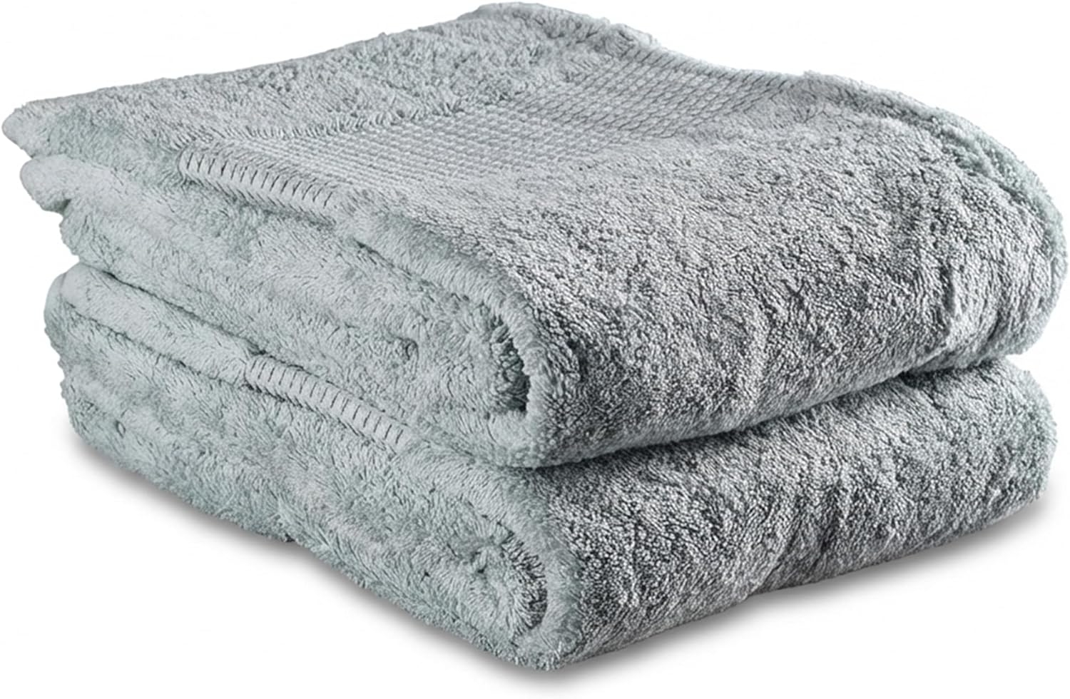 Delilah Home Turkish Cotton Bath Towels - Soft and Absorbent, 100% Organic, 700 GSM Thick Weave, Gentle for Sensitive Skin - 2 Pieces Hand Towel Set 16x30 Inches - Mineral Green