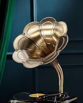 Amazon.com: HZLSBL Vintage Gramophone with Bluetooth Output