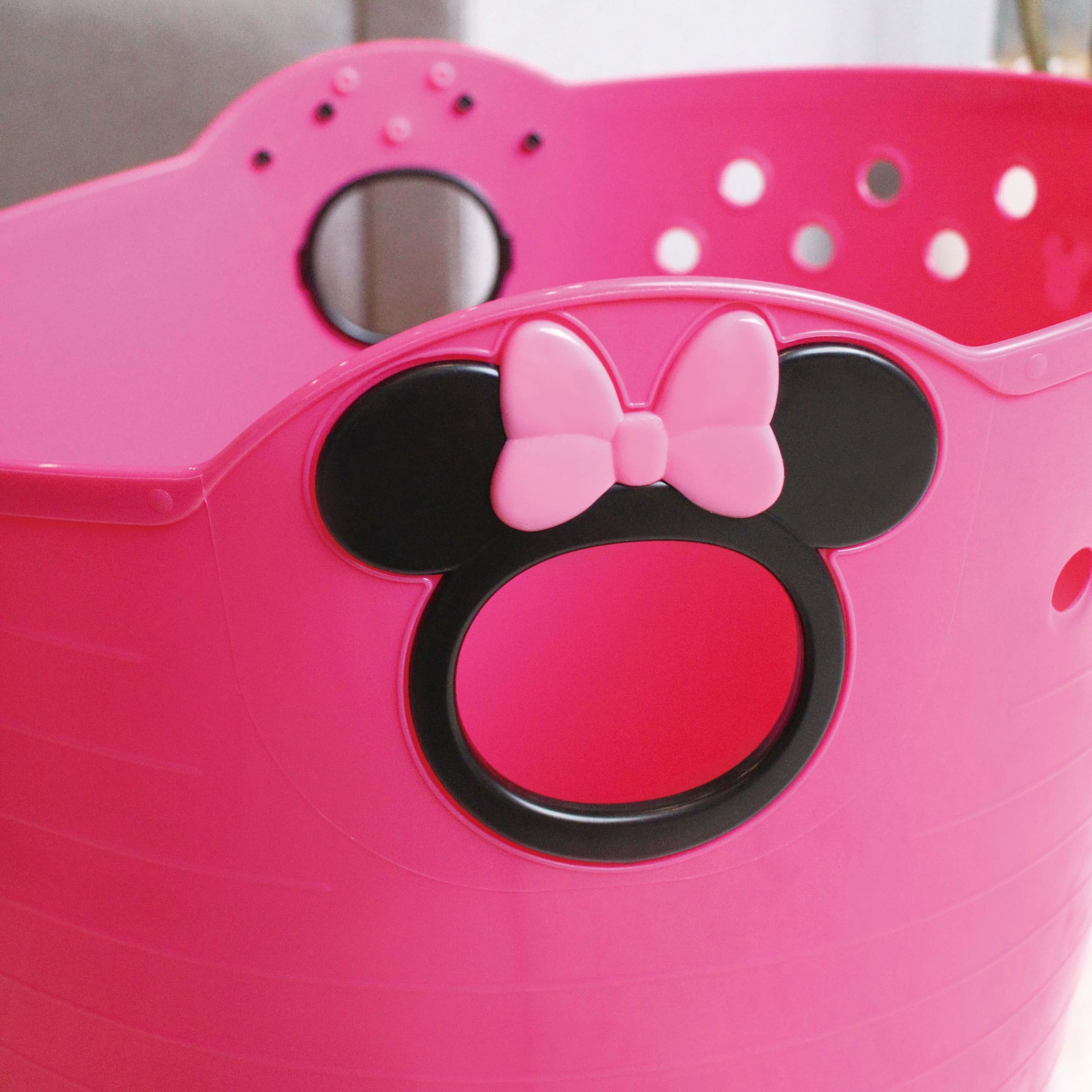 最終お値下げ❣️マニーローズ小物入れ２点セット Amazon.co.jp: 錦化成 ミニーマウス やわらかバケツ チェリー