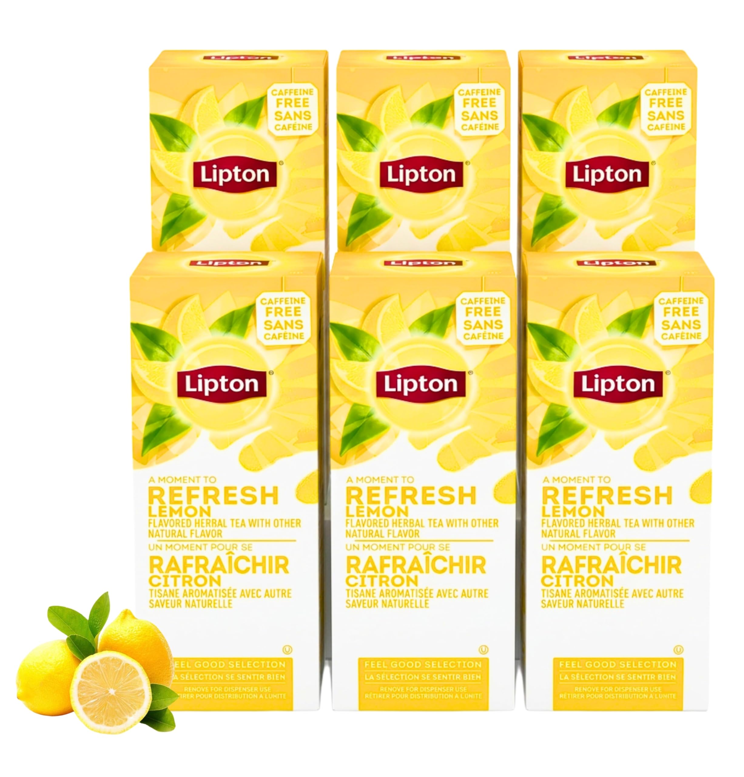 Lipton品 Amazon.com : Lipton Lemon Flavor Herbal Tea - 28 tea bags per box