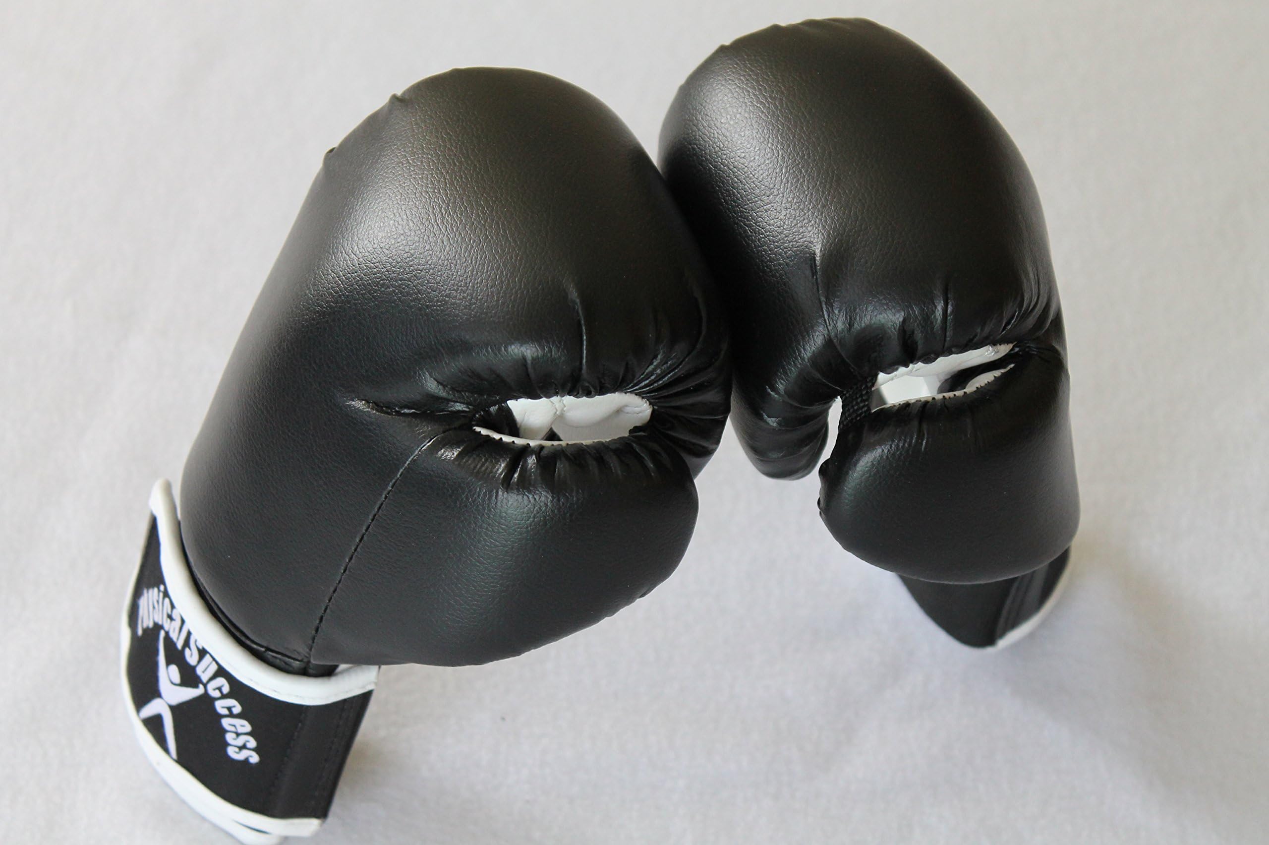 Physical Success Partners Kids Boxing Gloves Black/White 2oz for 2-4 Years Young
