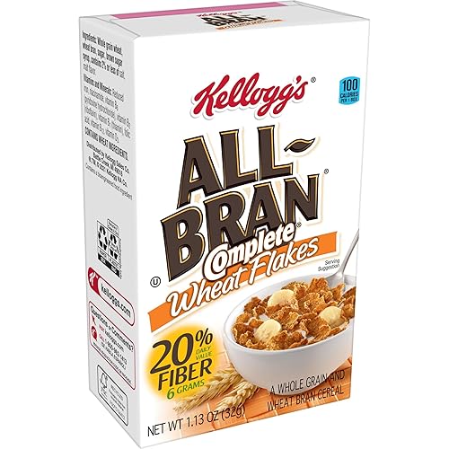Kelloggs All Bran Cereal copos de trigo completos 113 onzas 70 unidades