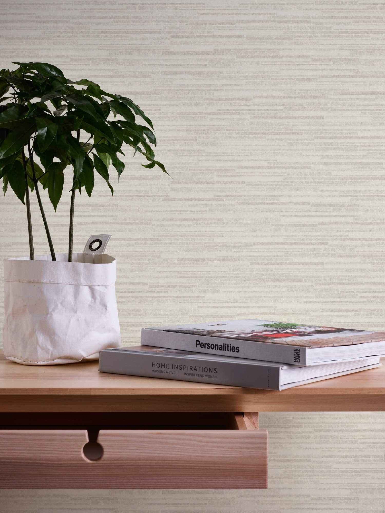 A.S. Création Striped Wallpaper Elements Non-Woven Wallpaper 10.05 m x 0.53 m White Grey Made in Germany 709721 7097-21 - Image 3